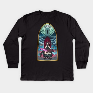 The Foretold Crow Kids Long Sleeve T-Shirt